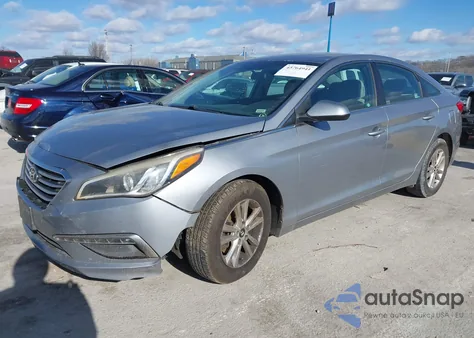 2015 Hyundai Sonata Se z USA, uszkodzony, nr VIN 5NPE24AFXFH004501